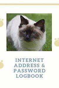 Internet Address & Password Logbook