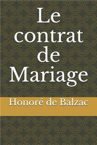 Le contrat de Mariage