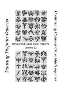 Contrasting Counted Cross Stitch Squares