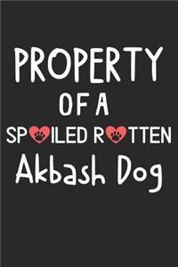 Property Of A Spoiled Rotten Akbash Dog