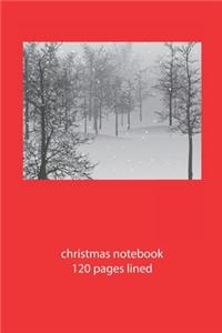 christmas notebook 120 pages lined
