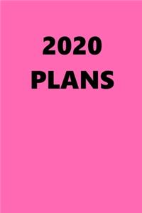 2020 Daily Planner 2020 Plans Hot Pink Color 384 Pages