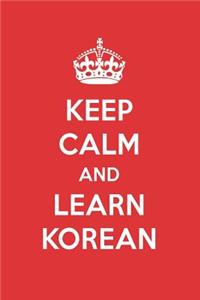 Keep Calm and Learn Korean: Korean Designer Notebook