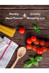 Weekly Meal Planner and Grocery Shopping List