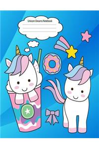 Unicorns Dreams Notebook