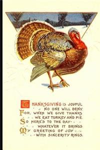 Vintage Thanksgiving Journal