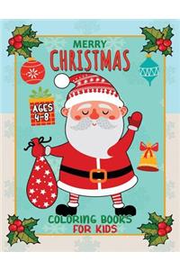 Merry Christmas Coloring Books for Kids Ages 4-8