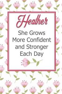 Heather She Grows More Confident and Stronger Each Day