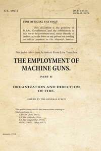 SS192 - The Employment of Machine Guns