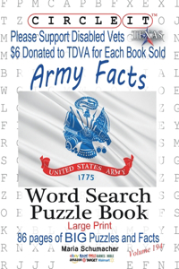 Circle It, Army Facts, Word Search, Puzzle Book