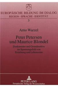 Peter Petersen und Maurice Blondel