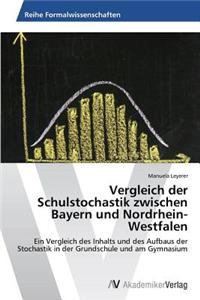 Vergleich der Schulstochastik zwischen Bayern und Nordrhein- Westfalen