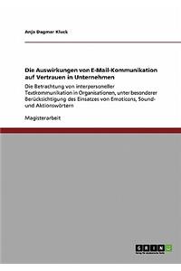 Die Auswirkungen von E-Mail-Kommunikation auf Vertrauen in Unternehmen