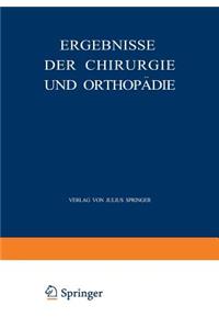 Ergebnisse Der Chirurgie Und Orthopädie