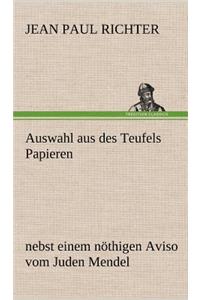 Auswahl Aus Des Teufels Papieren