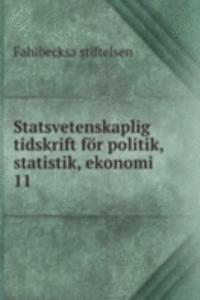 Statsvetenskaplig tidskrift for politik, statistik, ekonomi
