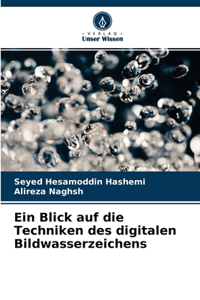 Blick auf die Techniken des digitalen Bildwasserzeichens