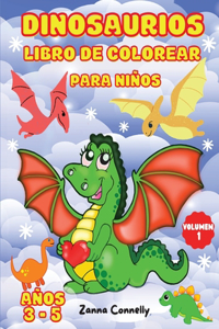 Dinosaurios Libro de colorear para niños