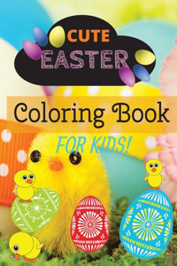 Cute Easter Coloring Book For Kids