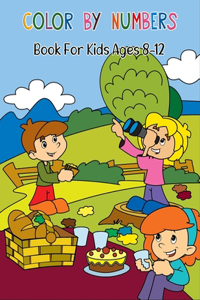 Color By Numbers Book For Kids Ages 8-12