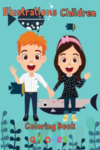 illustrations Children Coloring Book all ages