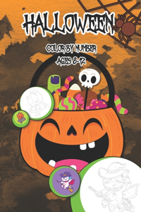 Happy Halloween Color by Number Book