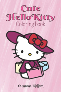 Hello Cute Kitty coloring book