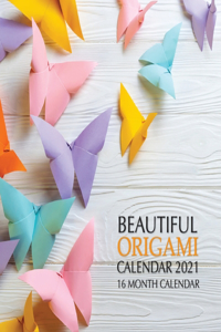 Beautiful Origami Calendar 2021