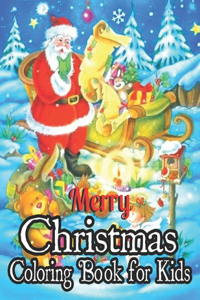 Merry Christmas Coloring Book For Kids