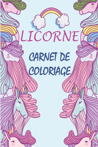 Licorne, Carnet De Coloriage