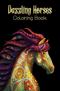 Dazzling Horses Coloring Book