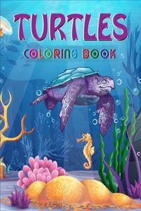 Turtles Coloring Book