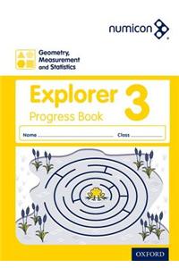 Numicon: Geometry, Measurement and Statistics 3 Explorer Progress Book (Pack of 30)