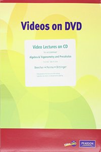 Video Lectures on CD with Optional Captioning for Algebra & Trigonometry and Precalculus