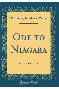 Ode to Niagara (Classic Reprint)