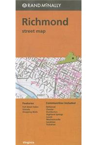 Rand McNally Richmond, Virginia Street Map