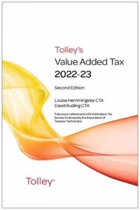 Tolley's Value Added Tax 2022-2023 (Second edition only)