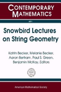 Snowbird Lectures on String Geometry