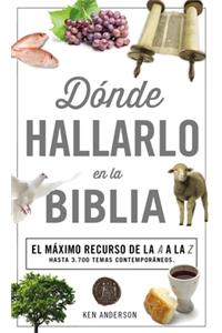 Donde Hallarlo en la Biblia