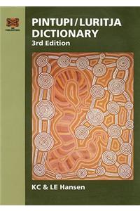 Pintupi/Luritja Dictionary 3rd Ed