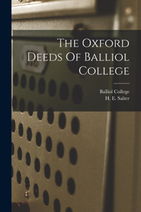 Oxford Deeds Of Balliol College