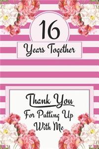 16th Anniversary Journal