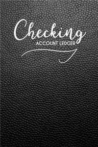 Checking Account Ledger