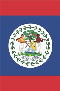 Belize Travel Journal - Belize Flag Notebook - Belizean Flag Book