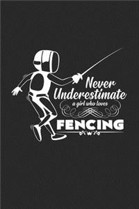 Never underestimate a fencing girl