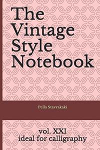 The Vintage Style Notebook XXI