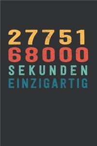 2 775 168 000 Sekunden Einzigartig