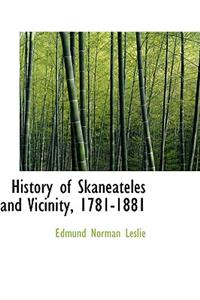 History of Skaneateles and Vicinity, 1781-1881