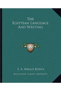 Egyptian Language and Writing