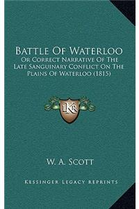 Battle Of Waterloo